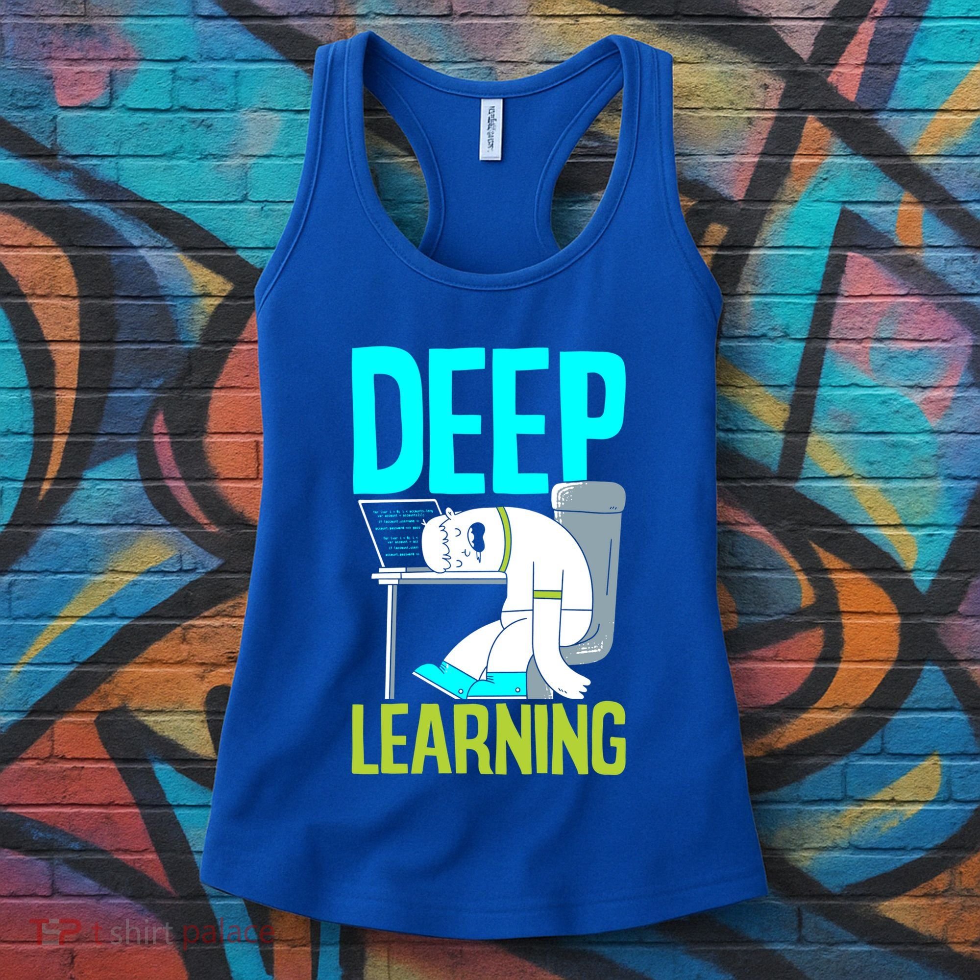 Deep Learning Funny Artificial Intelligence Machine Learning Gift Women's Tank Top