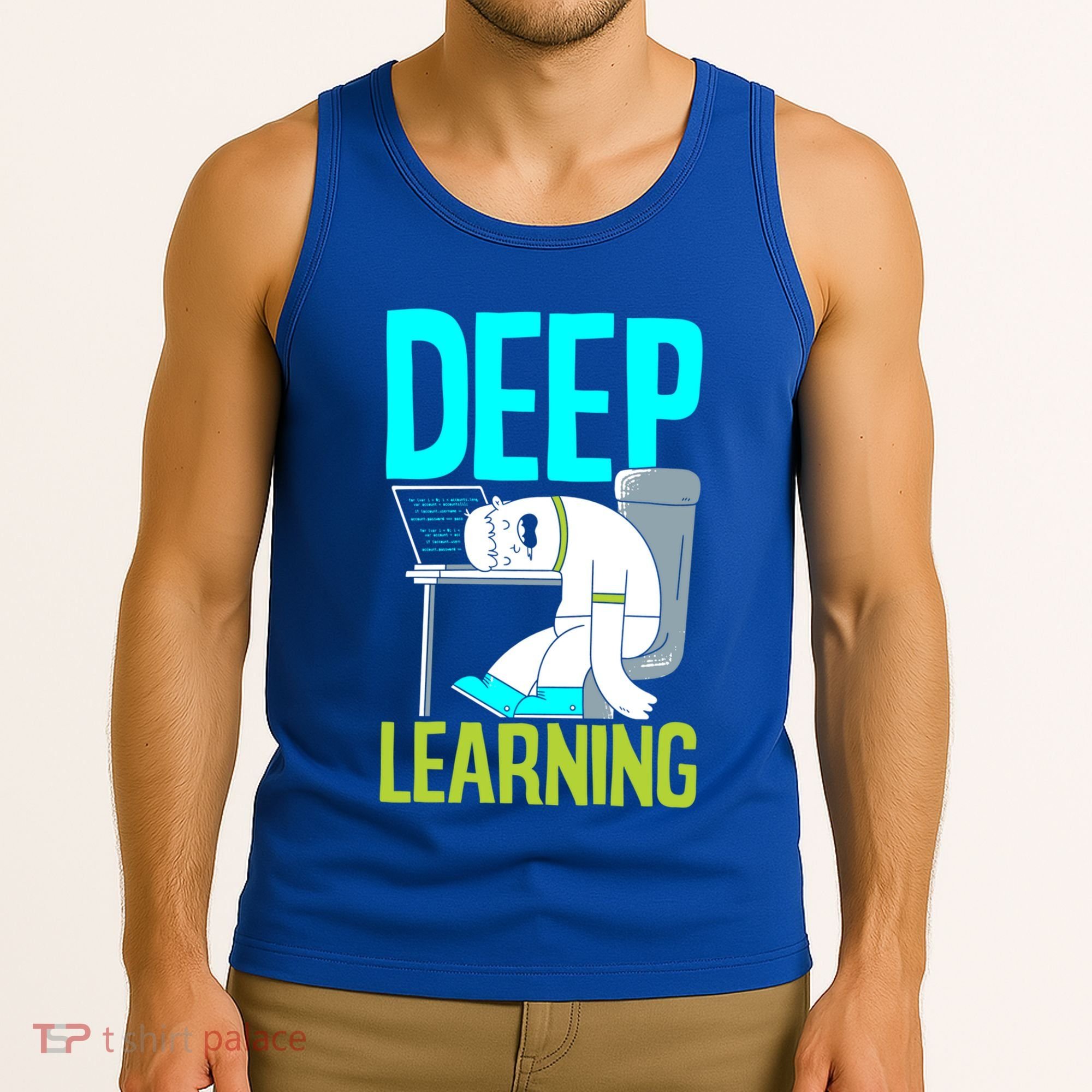 Deep Learning Funny Artificial Intelligence Machine Learning Gift Tank Top
