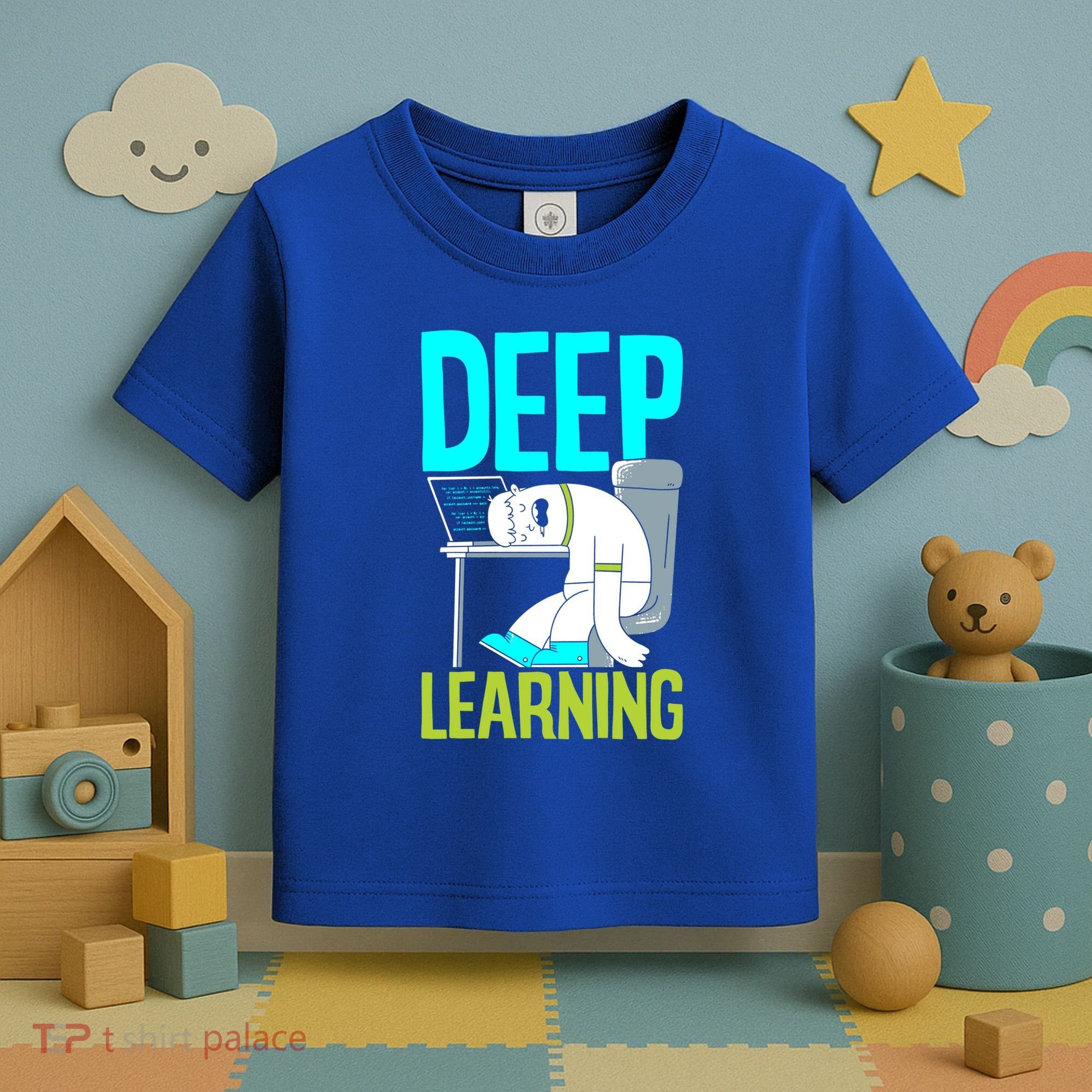 Deep Learning Funny Artificial Intelligence Machine Learning Gift Toddler T-Shirt