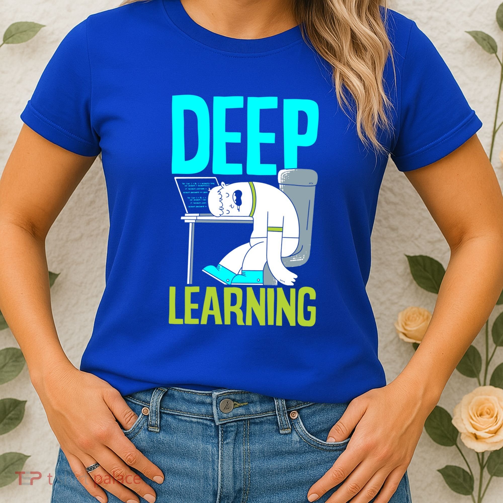Deep Learning Funny Artificial Intelligence Machine Learning Gift Women's T-Shirt
