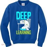 Deep Learning Funny Artificial Intelligence Machine Learning Gift Kids Sweatshirt thumb 0