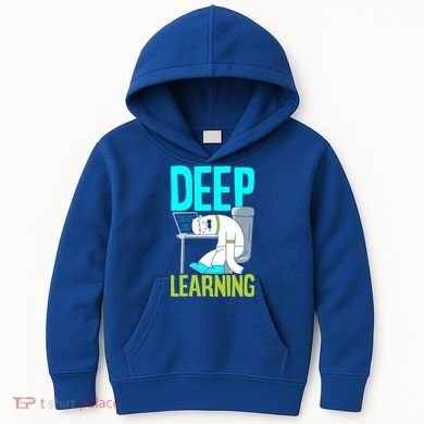 Deep Learning Funny Artificial Intelligence Machine Learning Gift Kids Hoodie