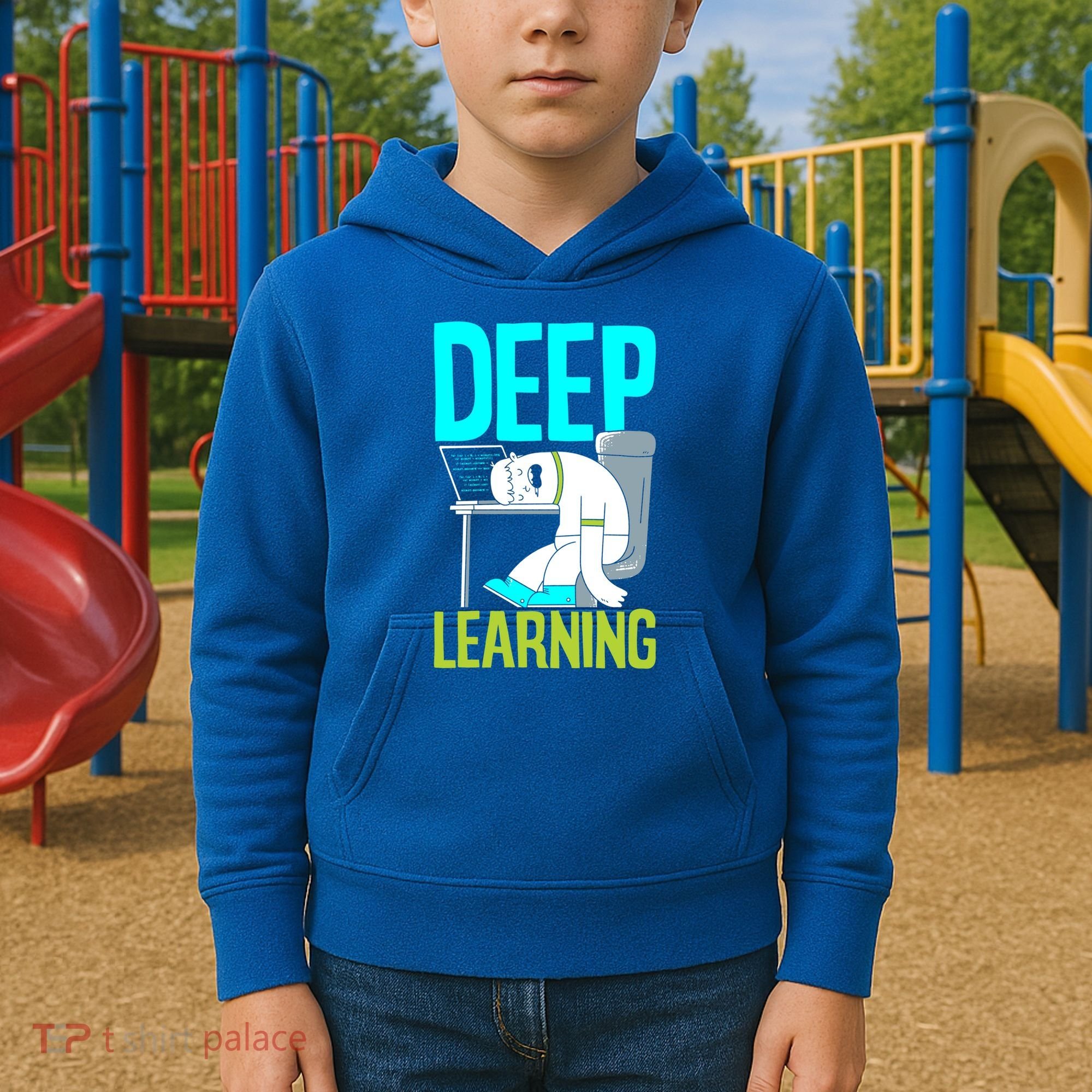 Deep Learning Funny Artificial Intelligence Machine Learning Gift Kids Hoodie
