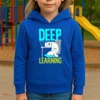 Deep Learning Funny Artificial Intelligence Machine Learning Gift Kids Hoodie thumb 3