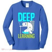 Deep Learning Funny Artificial Intelligence Machine Learning Gift Kids Long Sleeve Shirt thumb 0