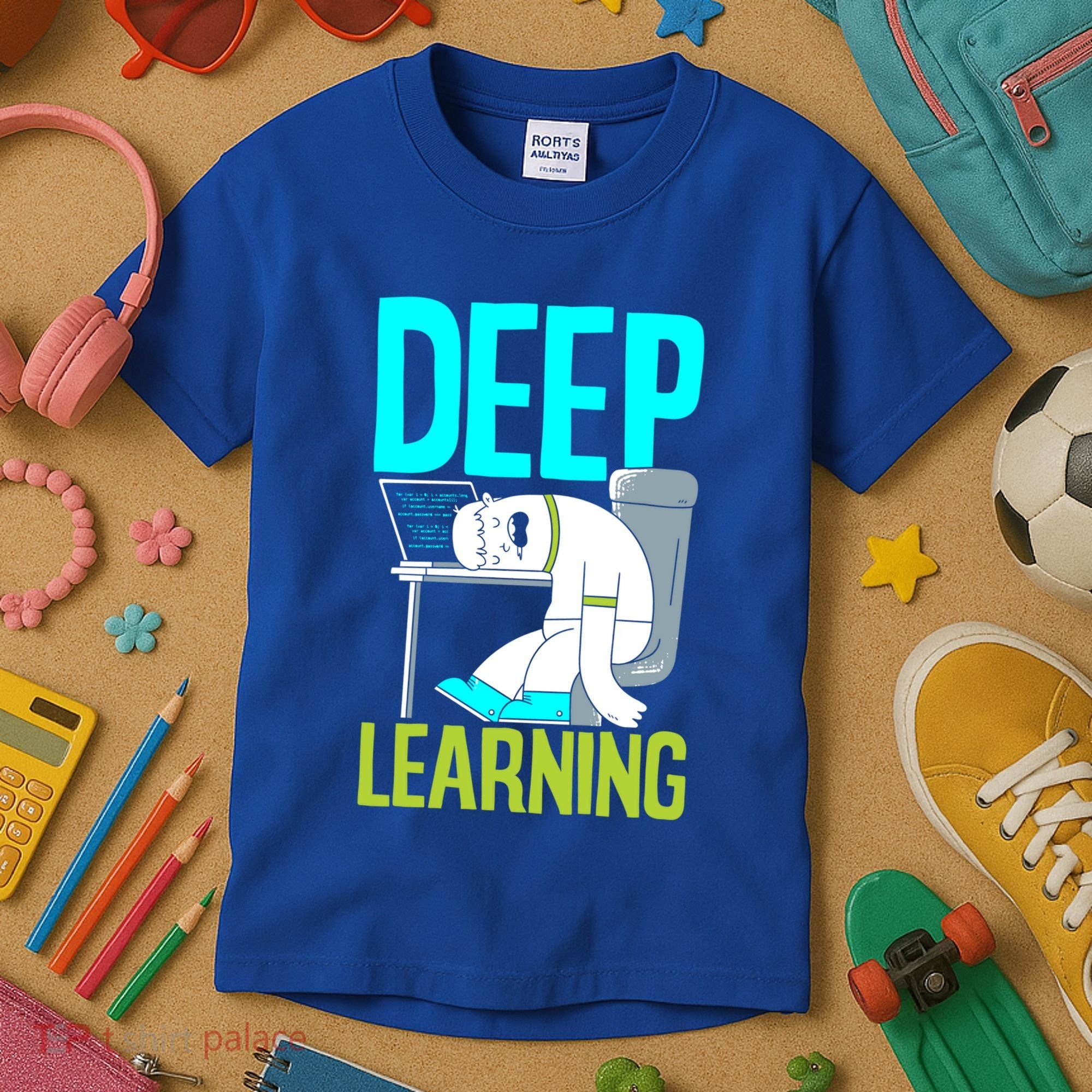 Deep Learning Funny Artificial Intelligence Machine Learning Gift Kids T-Shirt