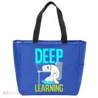 Deep Learning Funny Artificial Intelligence Machine Learning Gift Tote Bag thumb 0