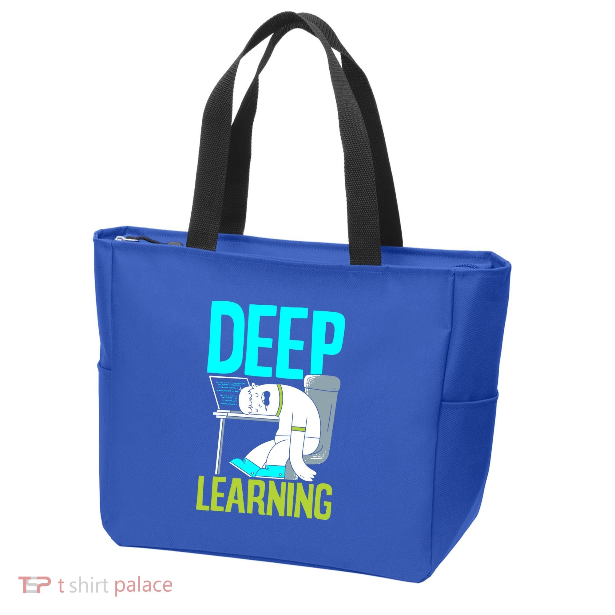 Deep Learning Funny Artificial Intelligence Machine Learning Gift Tote Bag