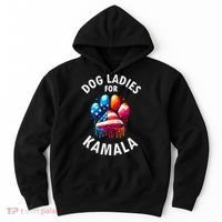 Dog Ladies For Kamala Childless Dog Ladies Hoodie thumb 0