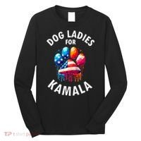 Dog Ladies For Kamala Childless Dog Ladies Long Sleeve Shirt thumb 0