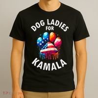 Dog Ladies For Kamala Childless Dog Ladies T-Shirt thumb 3