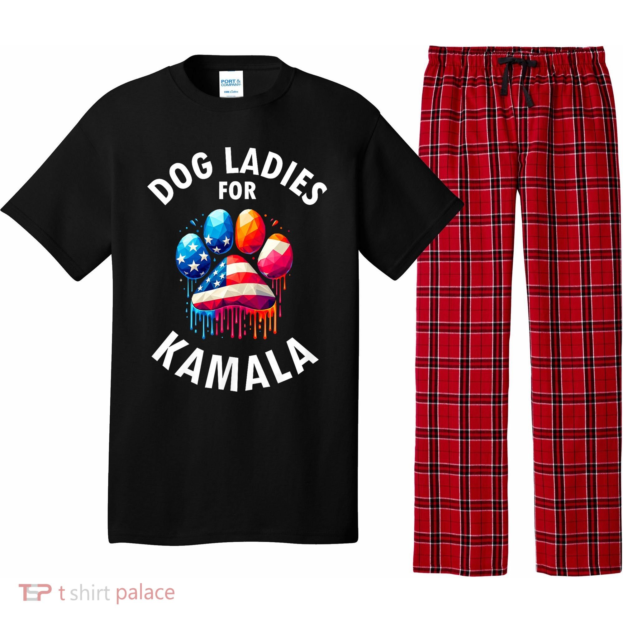 Dog Ladies For Kamala Childless Dog Ladies Pajama Set