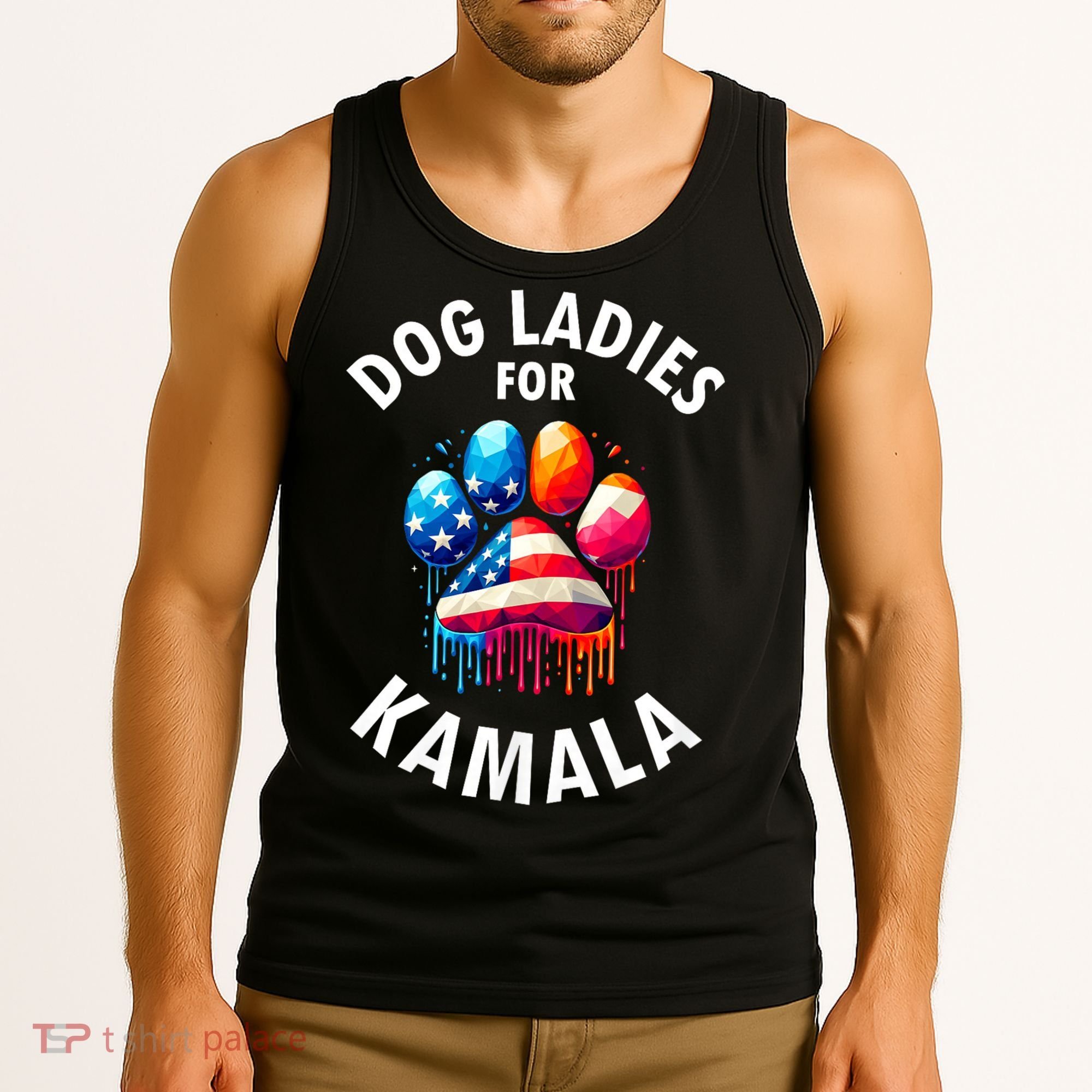 Dog Ladies For Kamala Childless Dog Ladies Tank Top