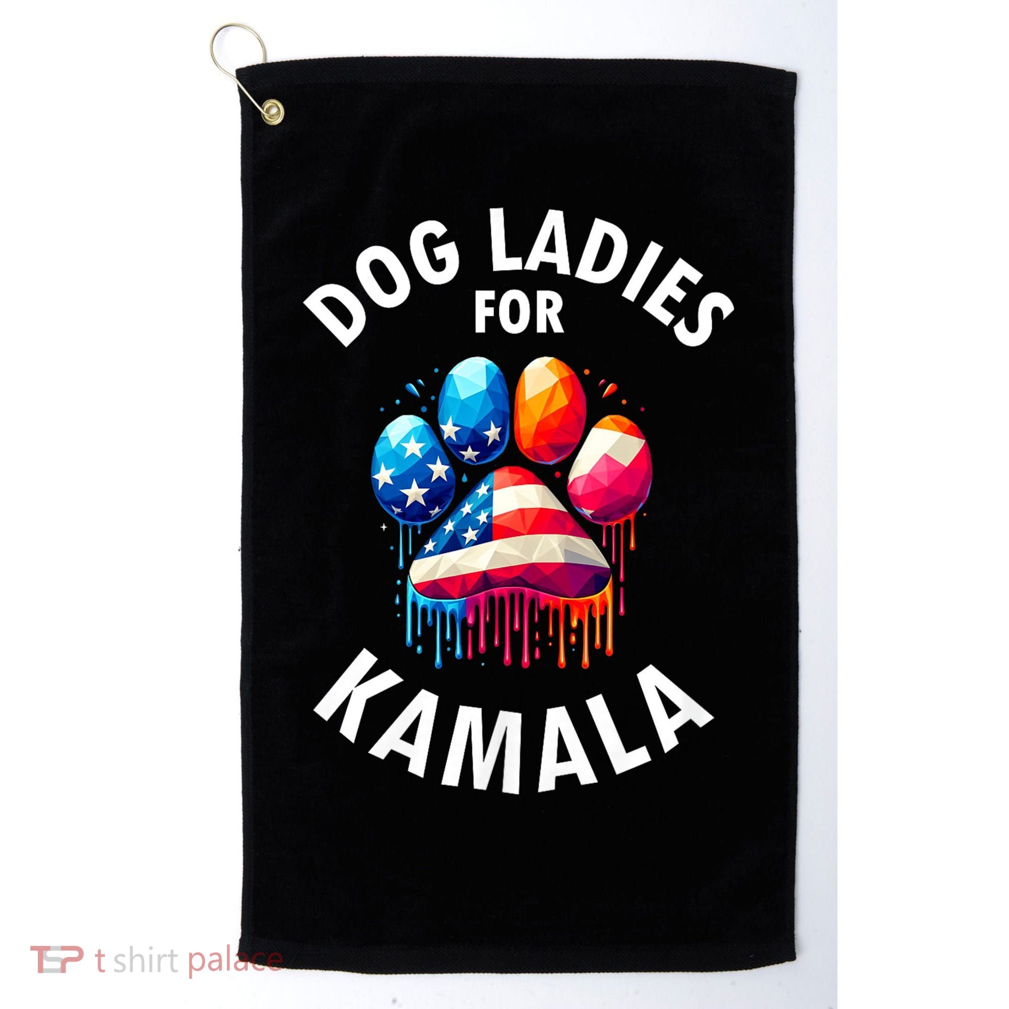 Dog Ladies For Kamala Childless Dog Ladies Golf Towel