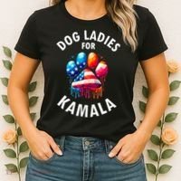 Dog Ladies For Kamala Childless Dog Ladies Women's T-Shirt thumb 2