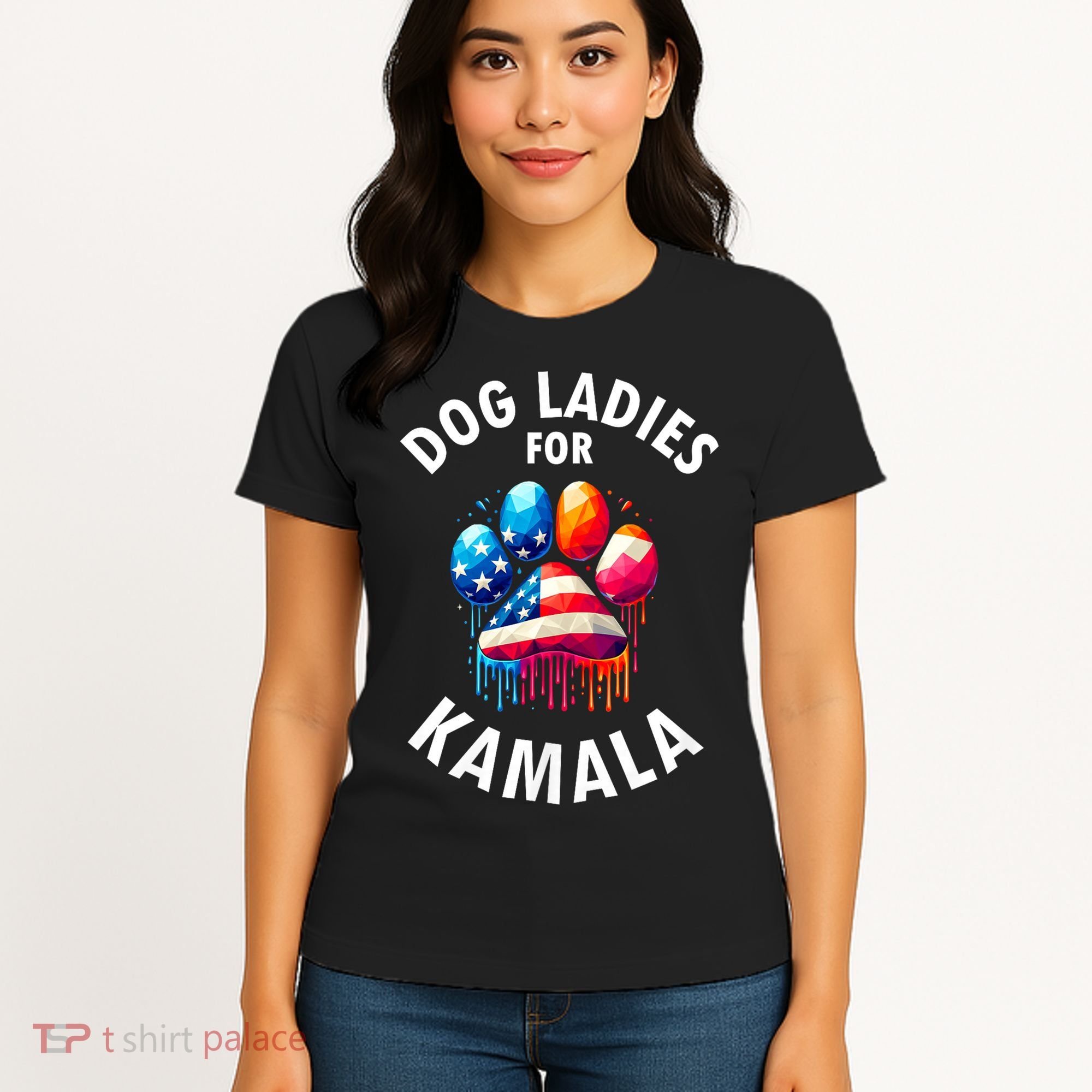 Dog Ladies For Kamala Childless Dog Ladies Women's T-Shirt