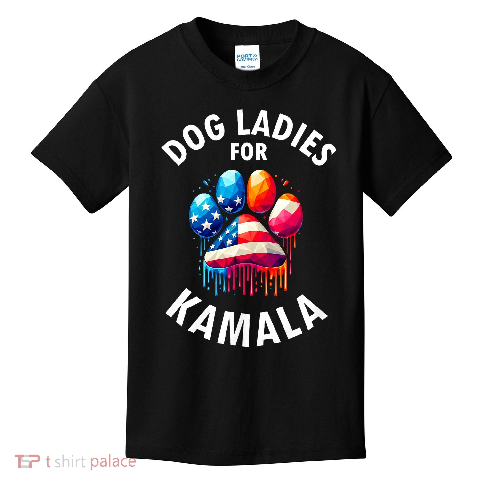 Dog Ladies For Kamala Childless Dog Ladies Kids T-Shirt