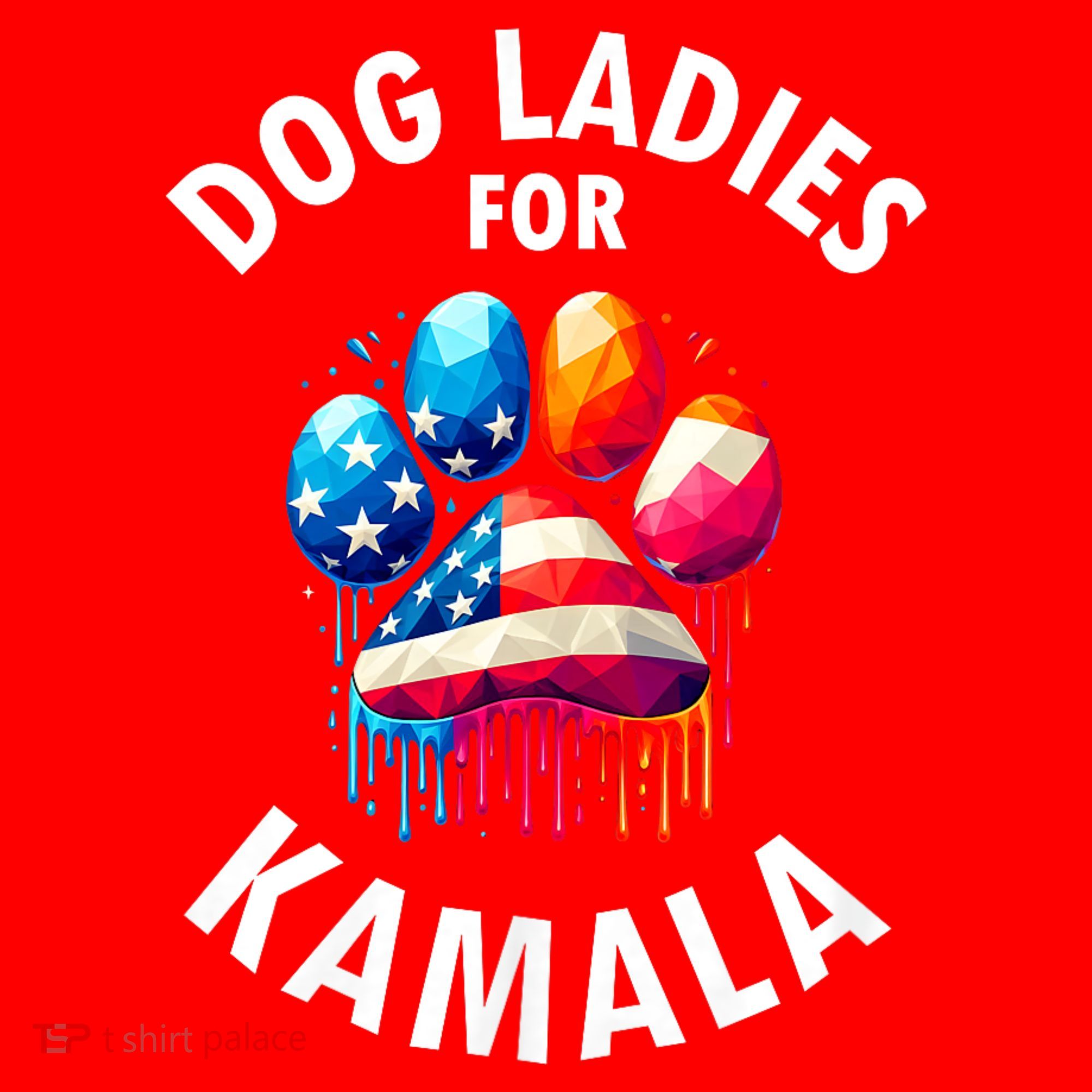 Dog Ladies For Kamala Childless Dog Ladies Santa Hat