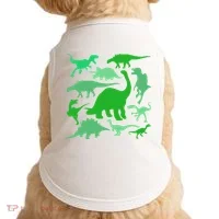 Dinosaur Lover Gift Doggie Tank thumb 0