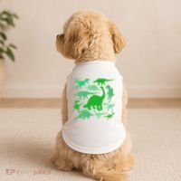 Dinosaur Lover Gift Doggie Tank thumb 2