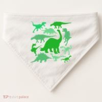Dinosaur Lover Gift USA-Made Doggie Bandana thumb 0