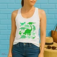Dinosaur Lover Gift Women's Tank Top thumb 2