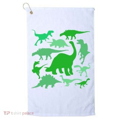 Dinosaur Lover Gift Golf Towel