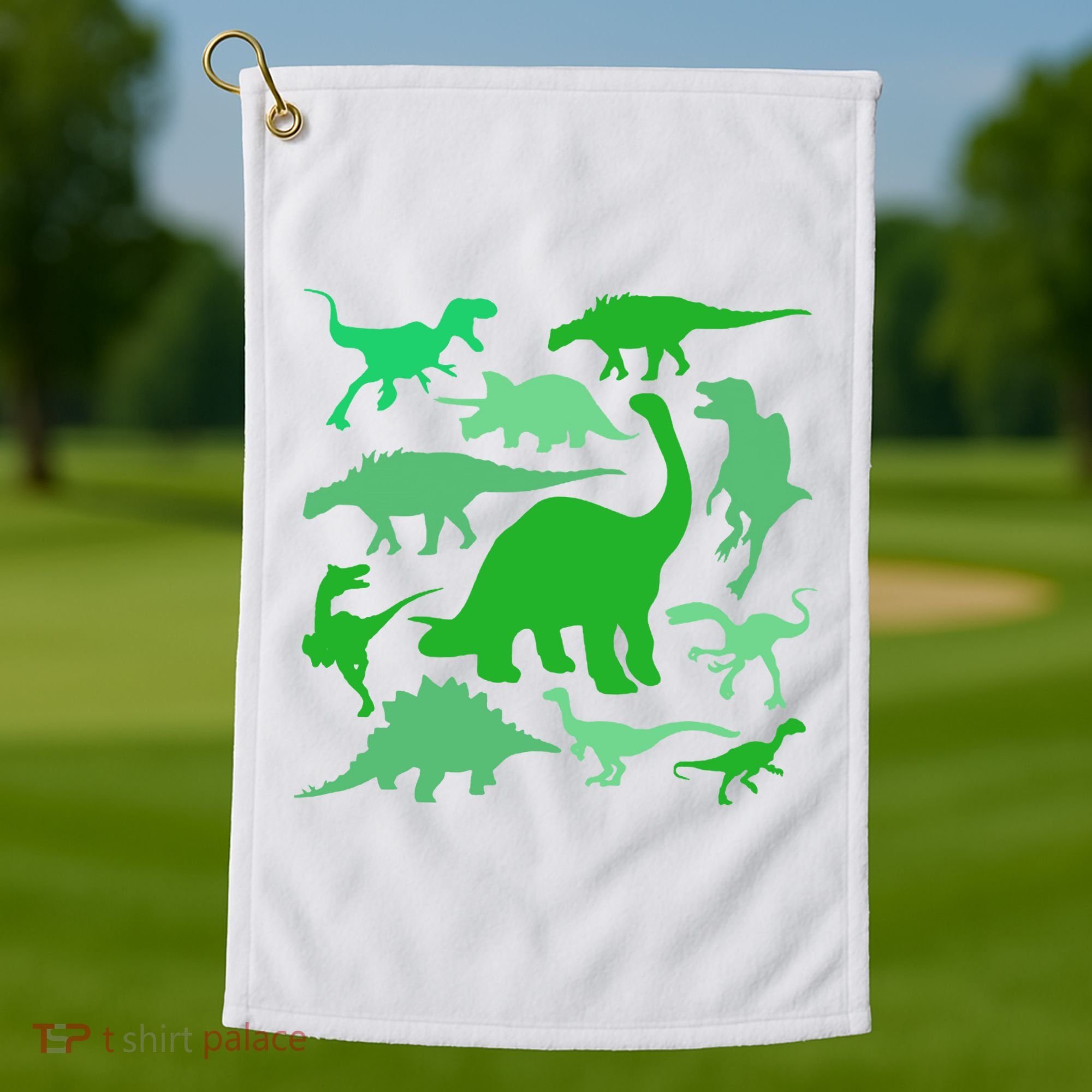 Dinosaur Lover Gift Golf Towel