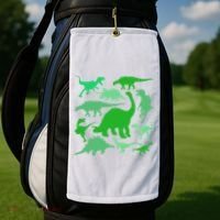 Dinosaur Lover Gift Golf Towel thumb 2