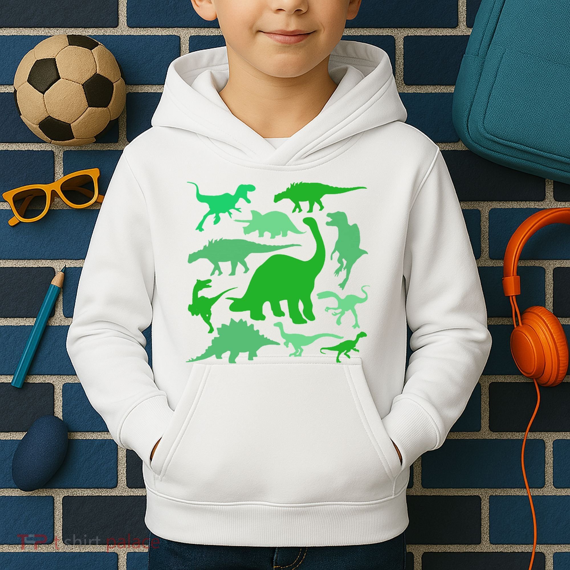 Dinosaur Lover Gift Kids Hoodie