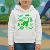 Dinosaur Lover Gift Kids Hoodie thumb 3