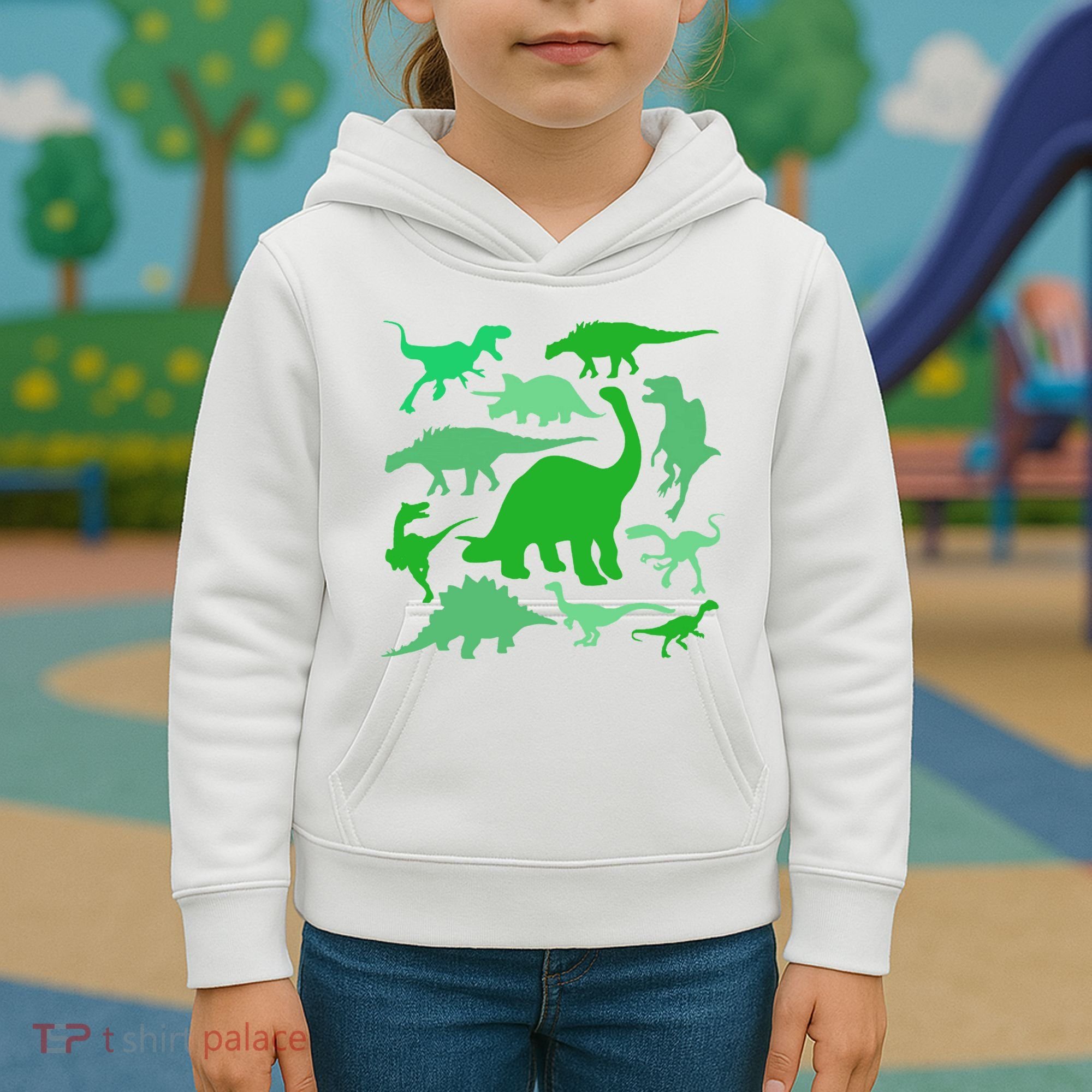 Dinosaur Lover Gift Kids Hoodie