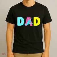 Dad Little Gymnast Girl Birthday Gymnastics Themed Party T-Shirt thumb 3