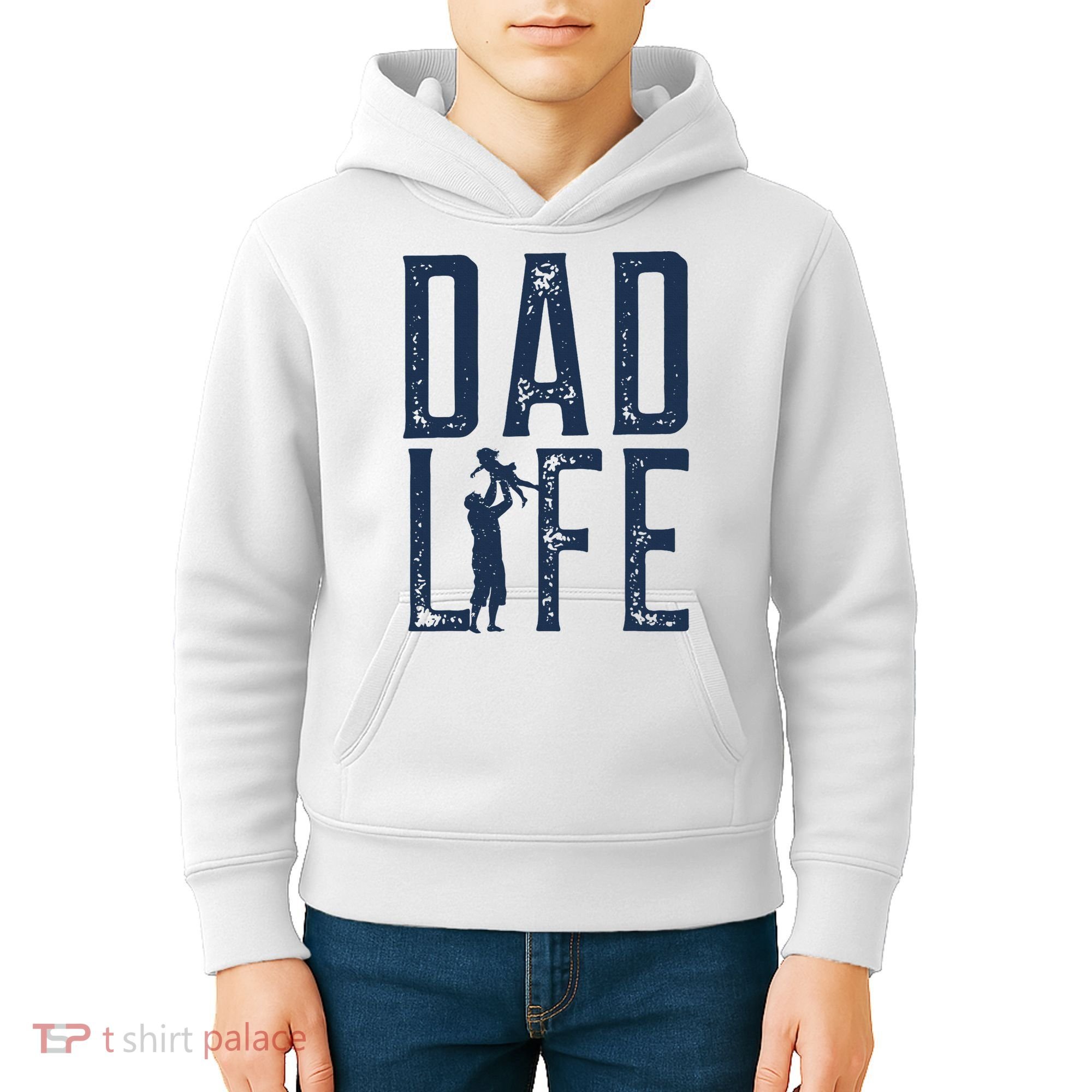 Dad Life Girl Dad Kids Hoodie