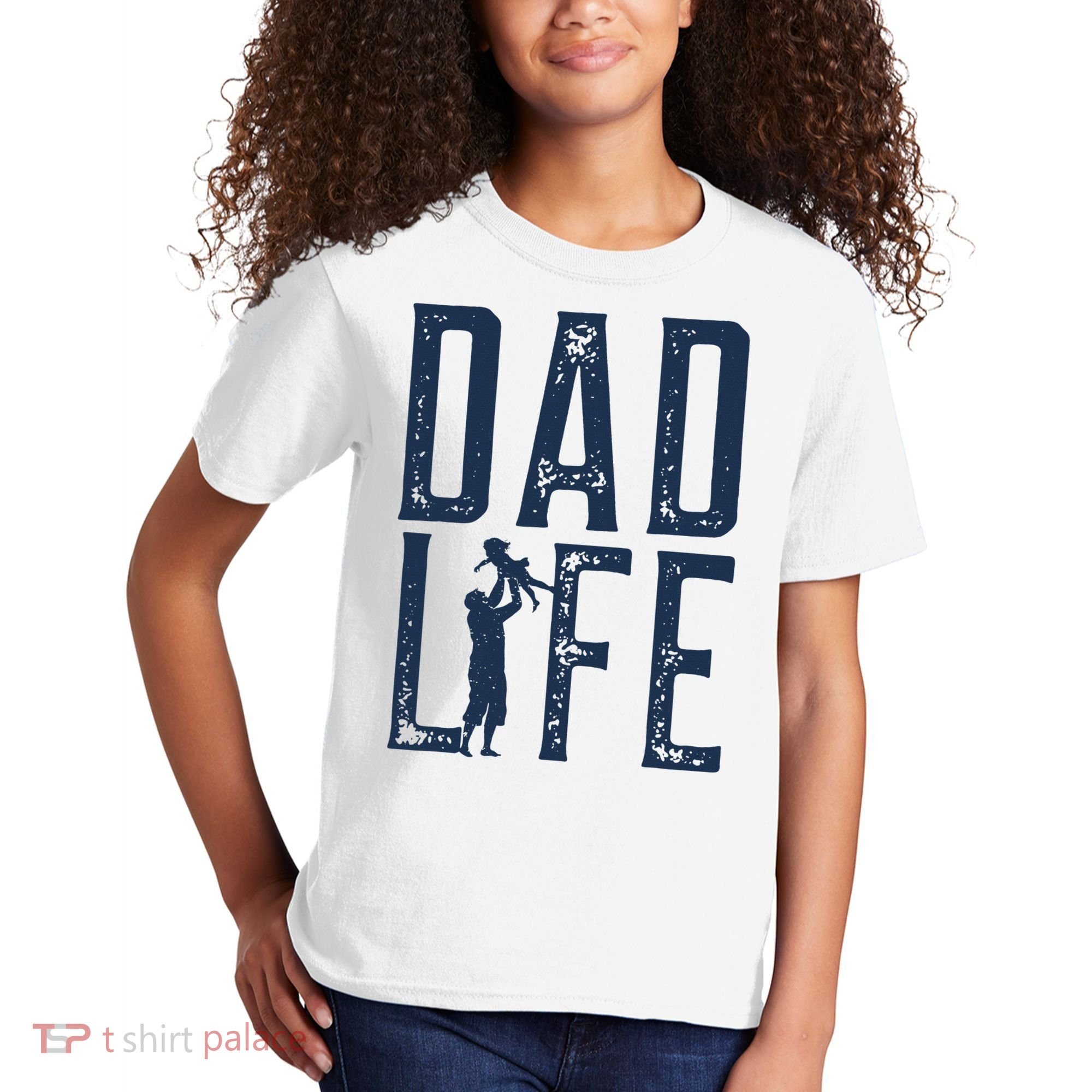 Dad Life Girl Dad Kids T-Shirt