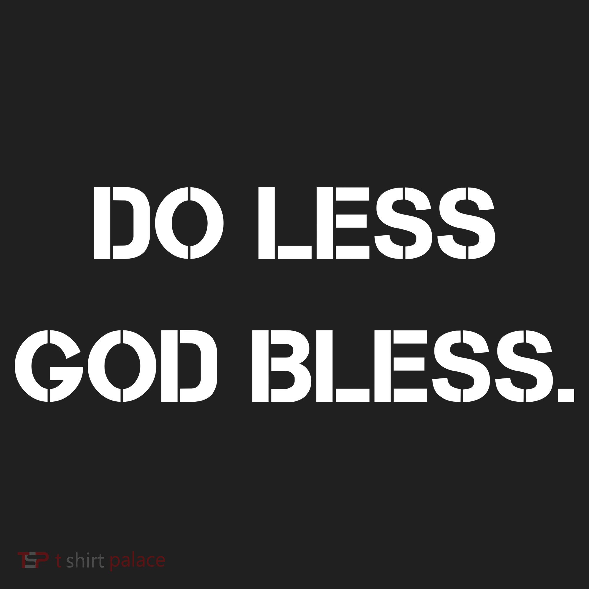 Do Less God Bless God Funny Christian Beanie