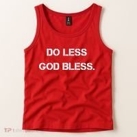 Do Less God Bless God Funny Christian Tank Top thumb 2