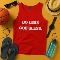 Do Less God Bless God Funny Christian Tank Top thumb 4