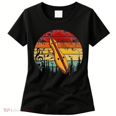 Dulcimer Lovers Guitar Retro Design Dulcimer Funny Women's T-Shirt