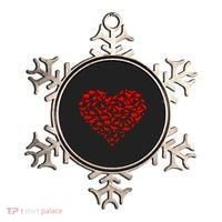 Dinosaur Love Heart Cute Valentines Day Ornament thumb 0