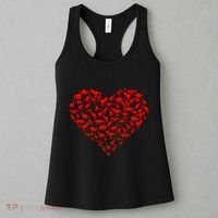 Dinosaur Love Heart Cute Valentines Day Women's Tank Top thumb 3