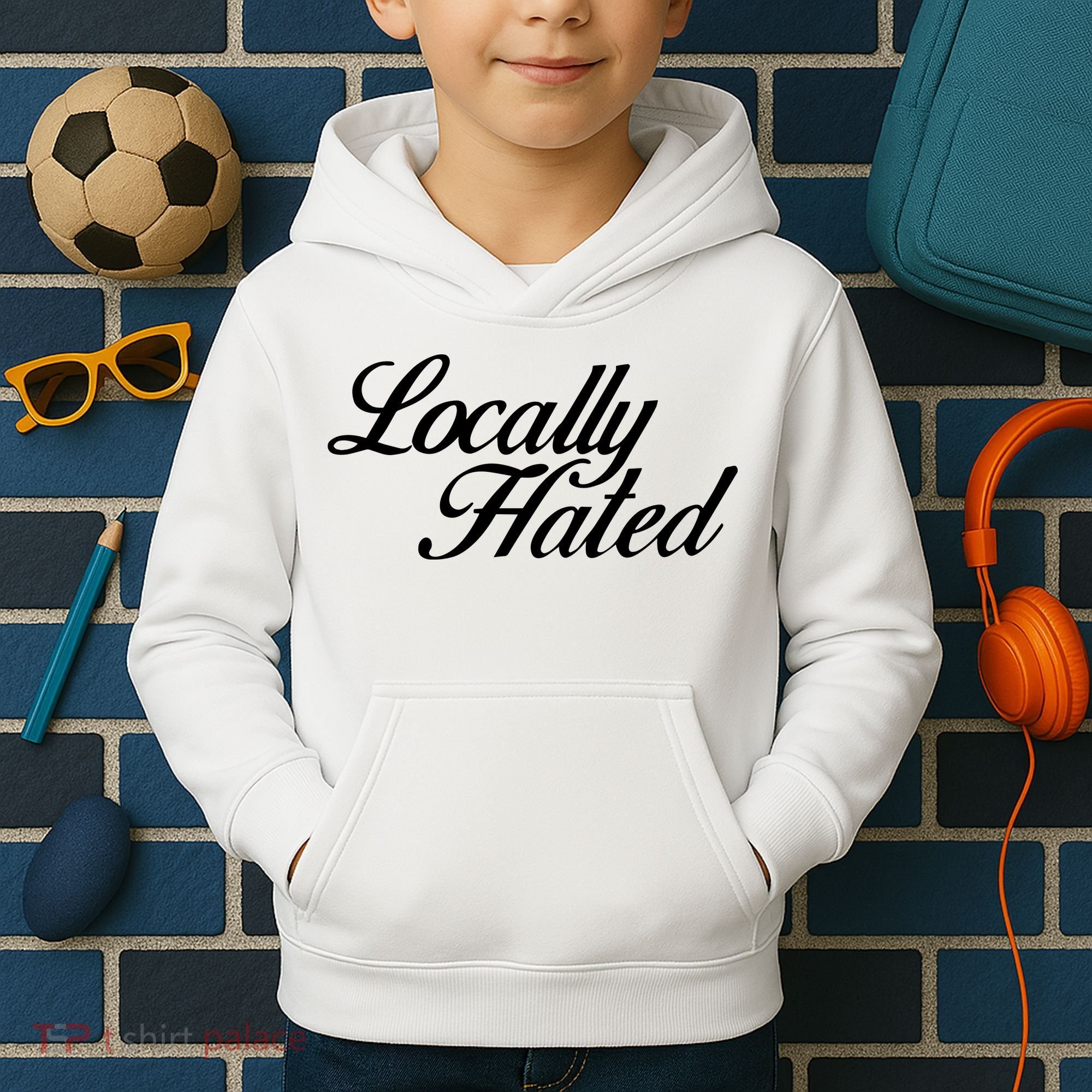 Denye Locally Hated Kids Hoodie