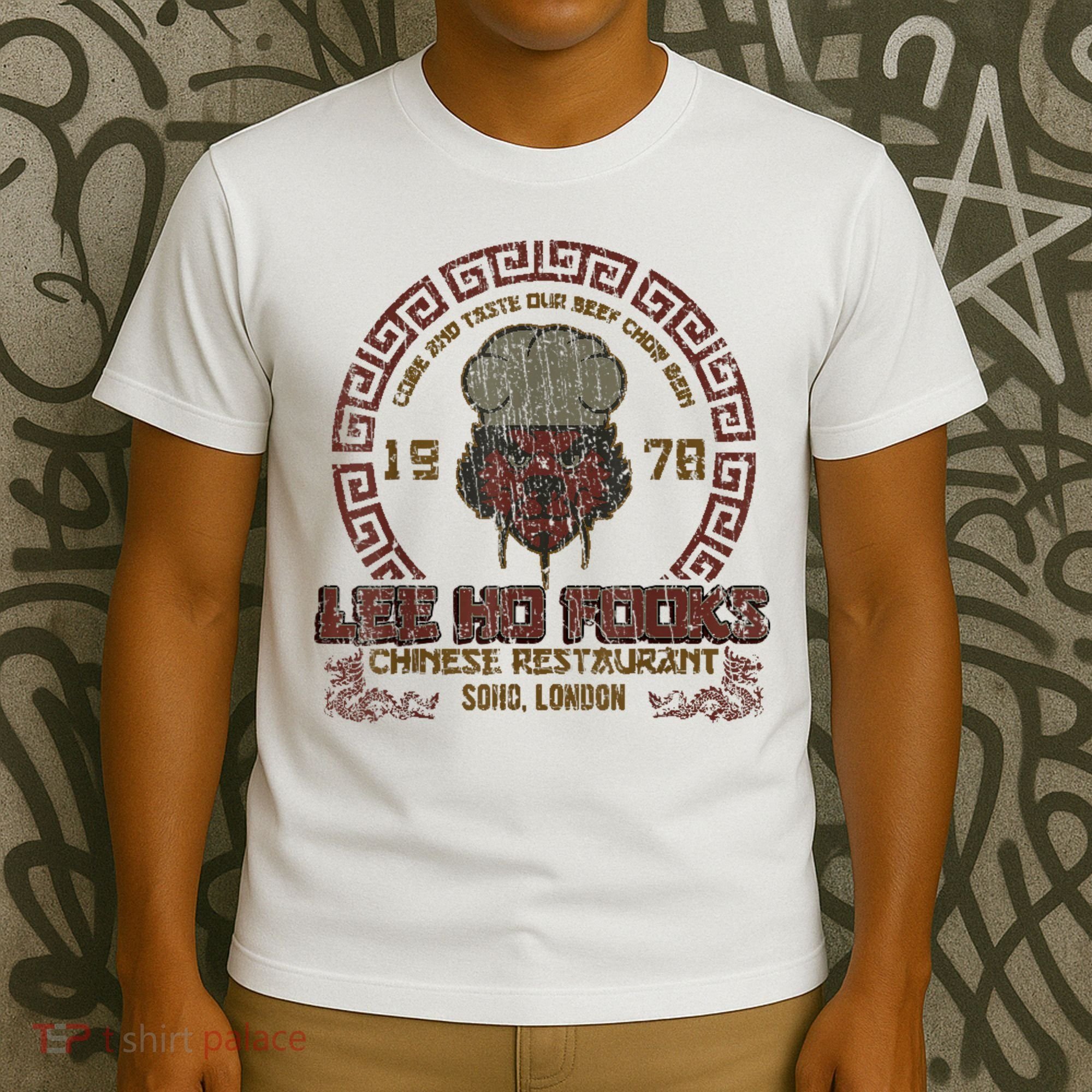 Distressed Lee Ho Fooks Lee Ho Fooks Soho London Est 1978 T-Shirt