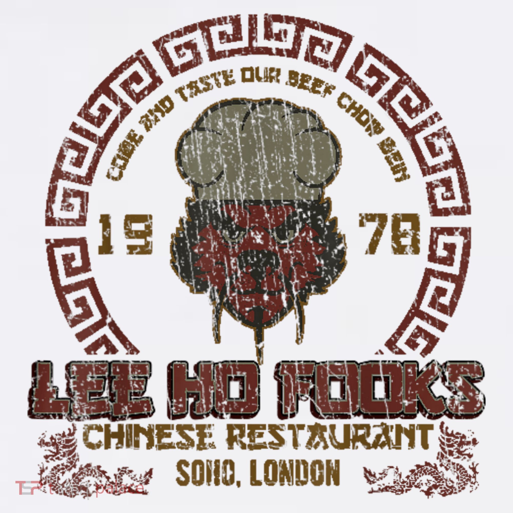 Distressed Lee Ho Fooks Lee Ho Fooks Soho London Est 1978 Women's Hoodie