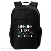 DeeDee Life Is The Best Life Floral Cute Funny Dee-Dee Backpack thumb 0