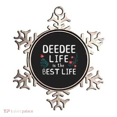 DeeDee Life Is The Best Life Floral Cute Funny Dee-Dee Ornament