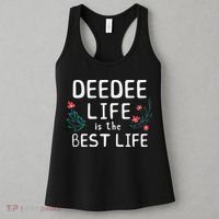 DeeDee Life Is The Best Life Floral Cute Funny Dee-Dee Women's Tank Top thumb 3