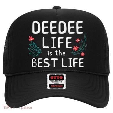 DeeDee Life Is The Best Life Floral Cute Funny Dee-Dee Hat