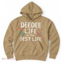 DeeDee Life Is The Best Life Floral Cute Funny Dee-Dee Hoodie thumb 0