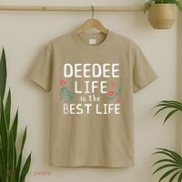 DeeDee Life Is The Best Life Floral Cute Funny Dee-Dee T-Shirt thumb 2